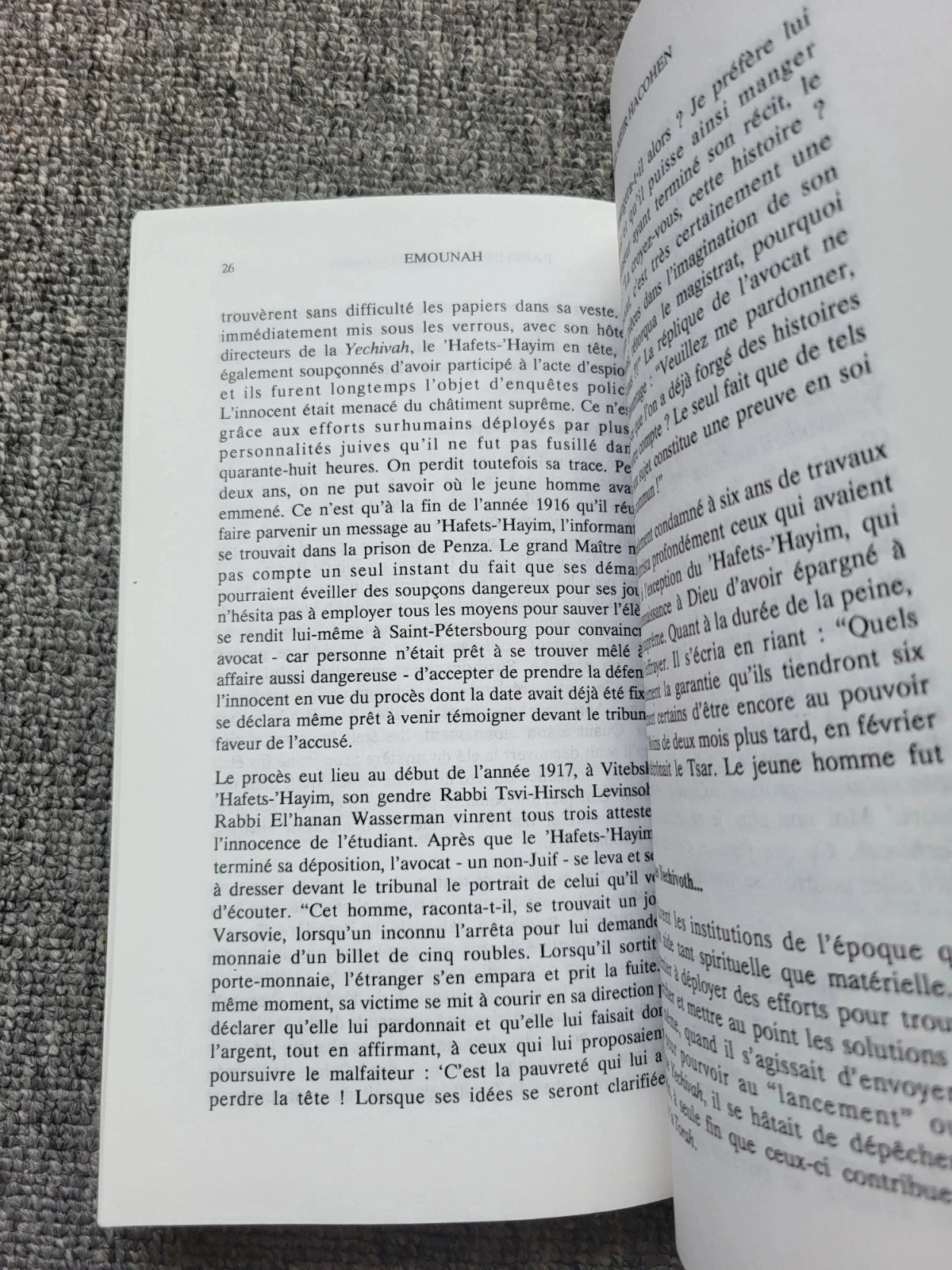 Livre Emounah n° 21 : Pensée juive, Torah, Judaïsme (Hafets Hâim) - Rare – photo 2